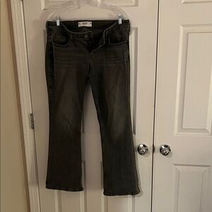 Hollister Dark Gray Bootcut Jeans size 14